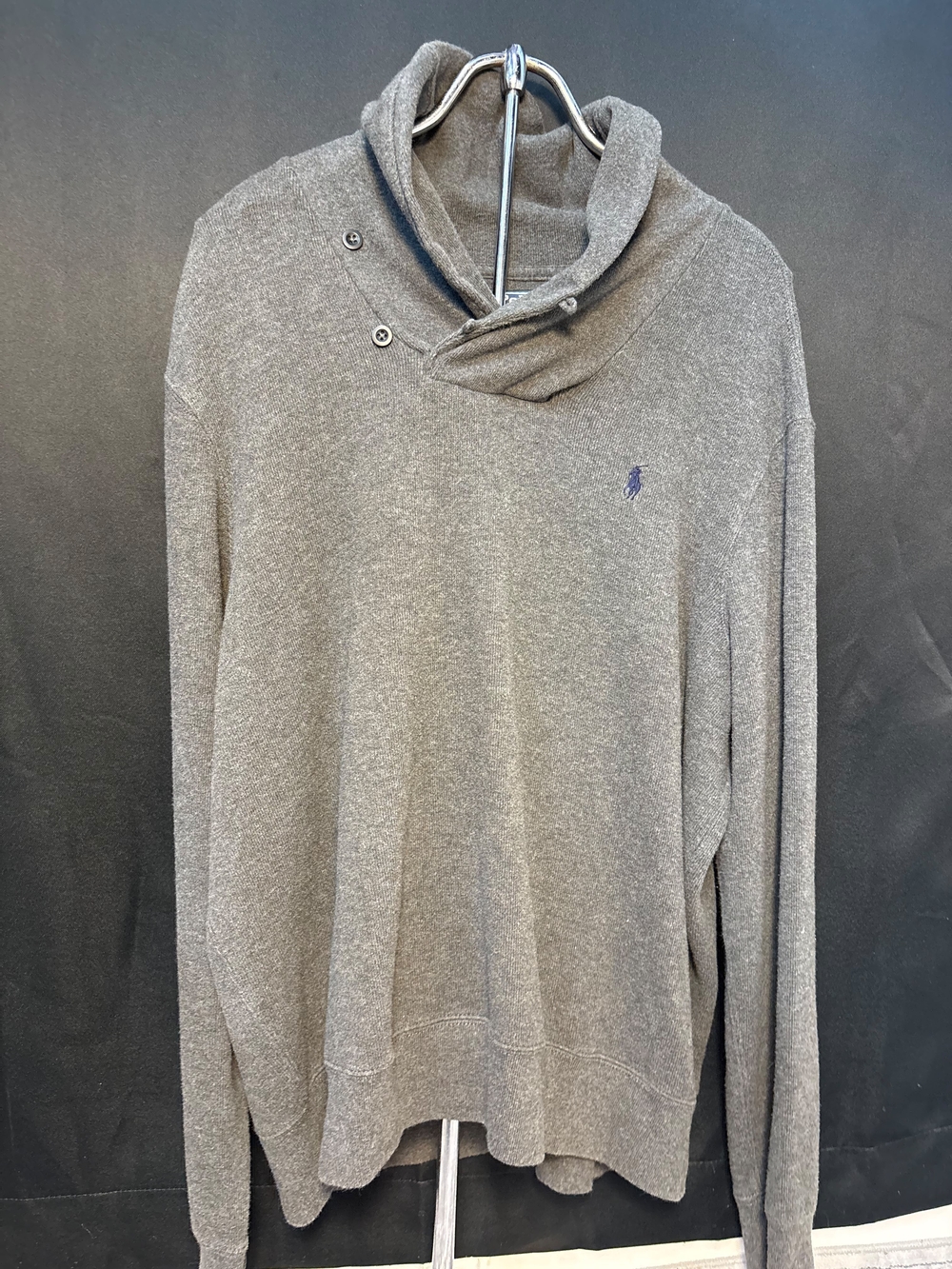 Ralph Lauren Men’s Heather Gray Turtleneck Sweater